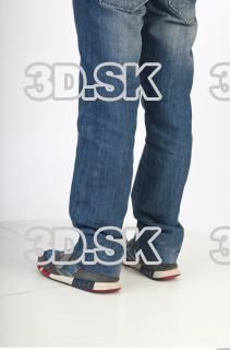Calf reference blue jeans of Orville 0004